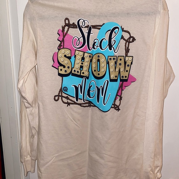 Stock Show Mom T-Shirt-Off White - Picture 2 of 4